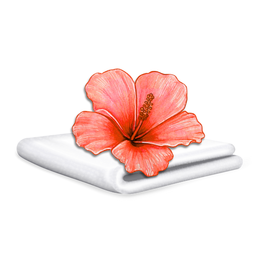 Flower & Handkerchief Sticker