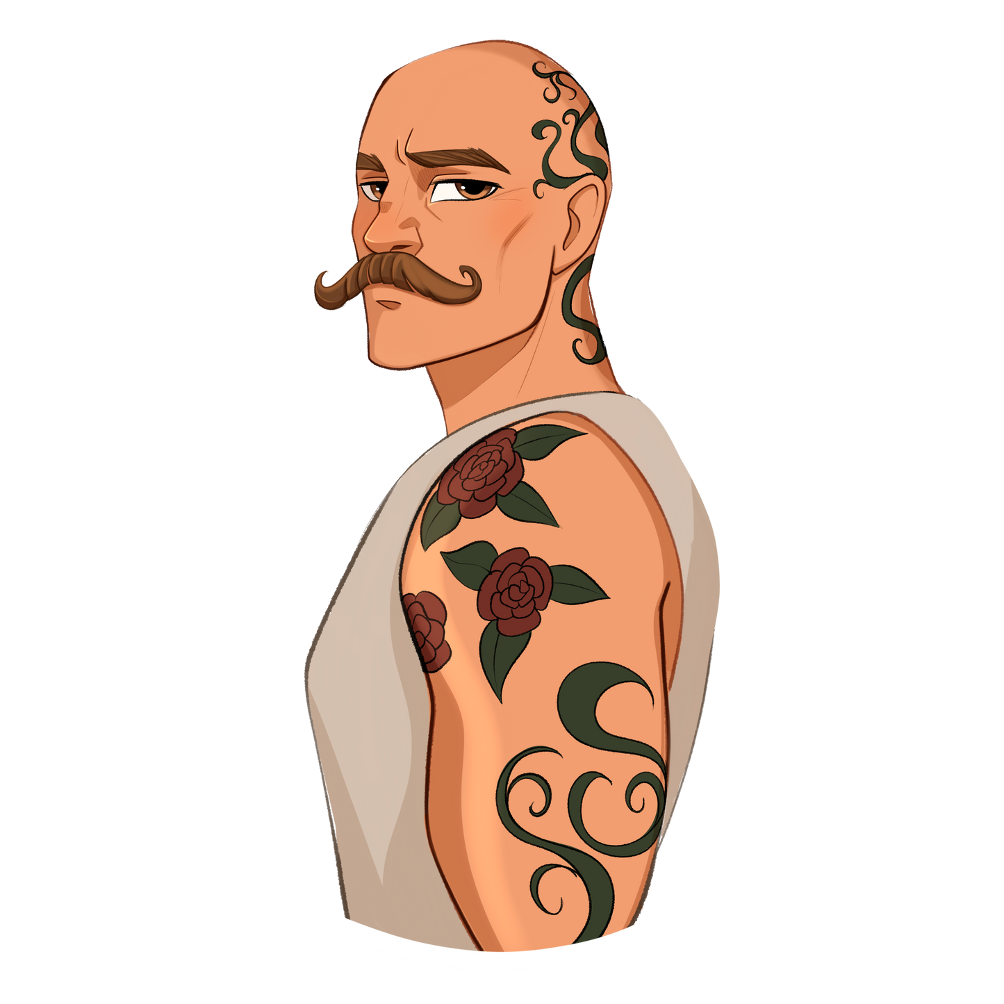 Augustus 'Gus' 'Skullcrusher' Conway Sticker