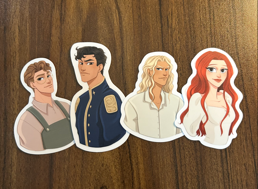 Love Square 4-Sticker Pack