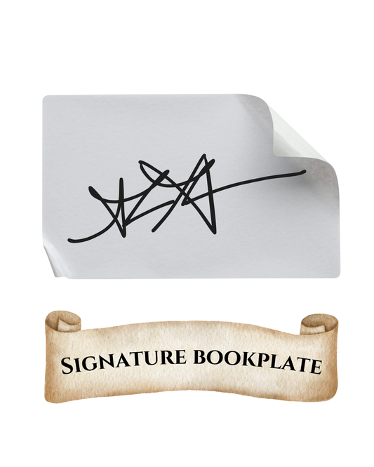 Author Signature Bookplate